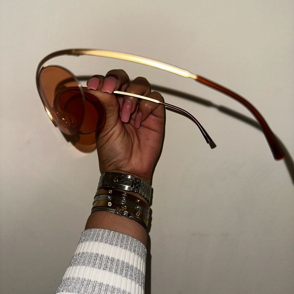 Orange Chanel Sunglasses. - Picture 2 of 7